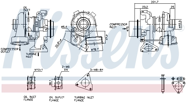 Turbo para motor para Mercedes A  W169