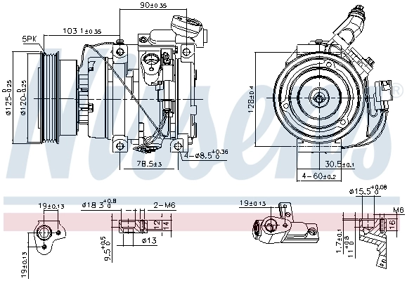 Compresor climatizador para Toyota Avensis Verso LCM