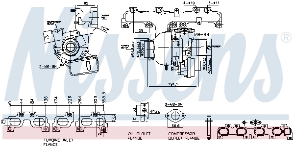 Turbocompresor Nissens 93348 precio, desde 566,28 EUR