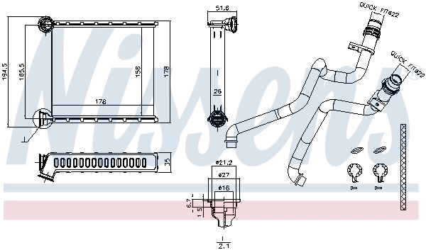 Calefactor Nissens 73942