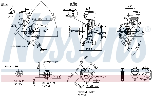 Turbo Nissens 93038