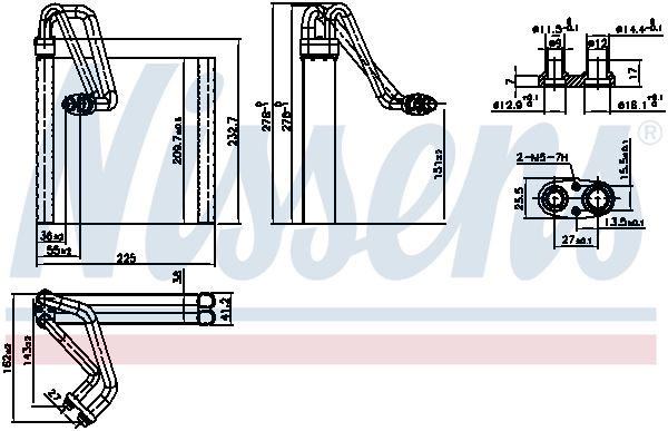 Evaporador Nissens 92354