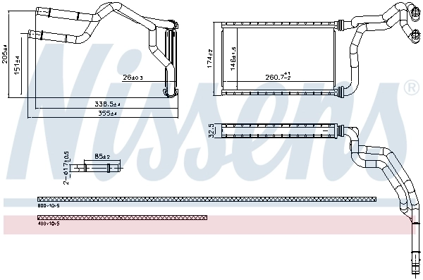 Calefactor Nissens 707300