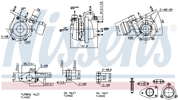 Turbocompresor Nissens 93436 precio, desde 539,75 EUR