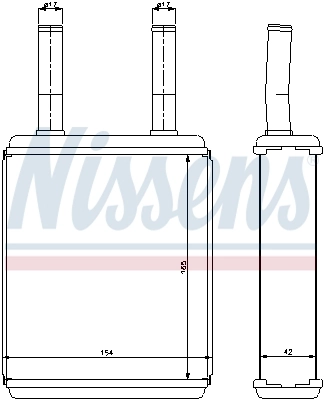 Calefactor Nissens 77600