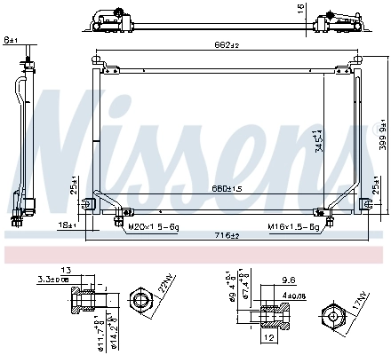 Condensador Nissens 94863