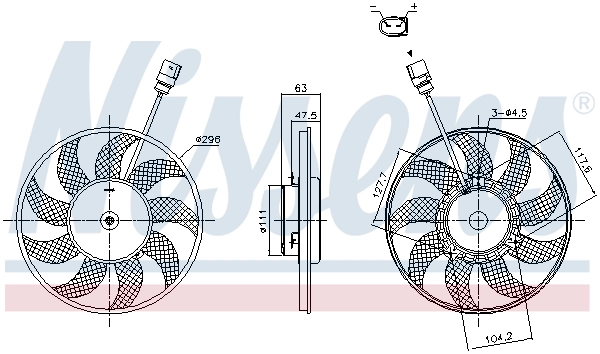 Comprar Ventilador eléctrico de refrigeración completo (motor y hélice) Volkswagen Golf VIII CD1, DA1 a bajo precio