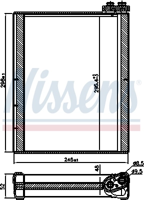 Evaporador Nissens 92368