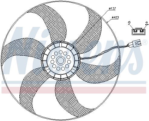 Ventilador del radiador Nissens 85403