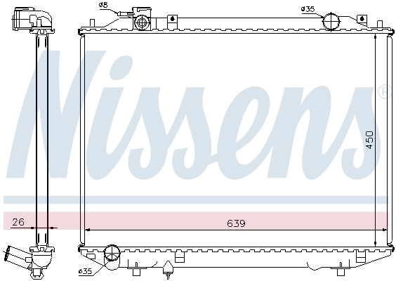 62246A Nissens Refrigeración del motor