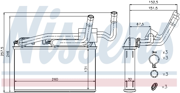 Calefactor Nissens 70529