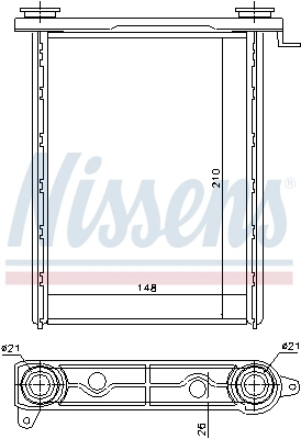 Calefactor Nissens 73343