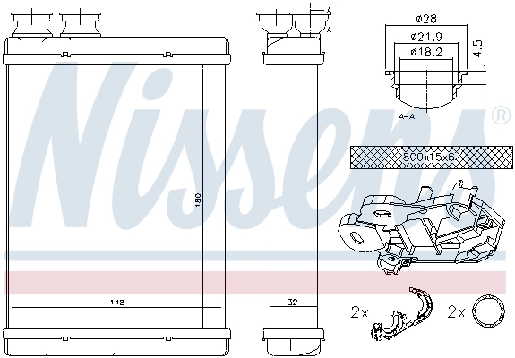 Calefactor Nissens 71167