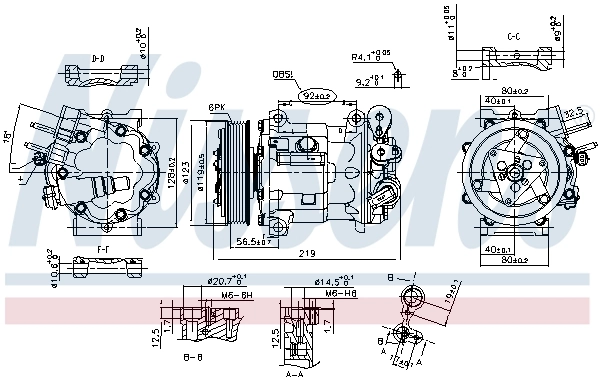 89404 Nissens Compresor climatizador