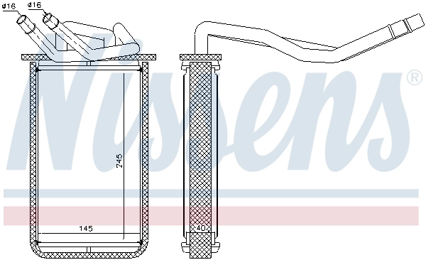 Calefactor Nissens 71768