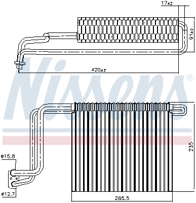 Evaporador Nissens 92248