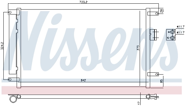 Condensador Nissens 940424