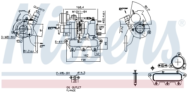 Turbocompresor Nissan Micra hatchback (K14) (2016 - 2026) precio, desde 595,66 EUR