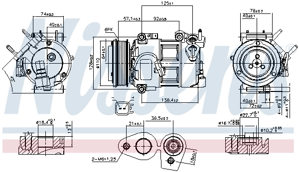 890693 Nissens Compresor climatizador