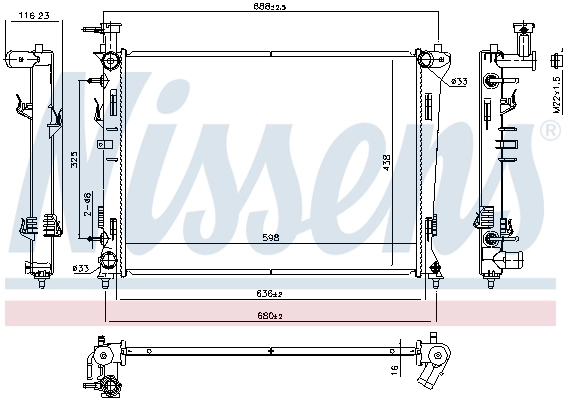 Refrigeración del motor para KIA Cerato II TD