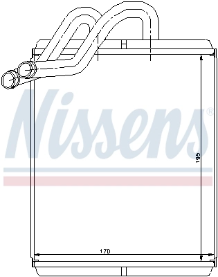 Comprar 77518 Nissens Radiador calefacción