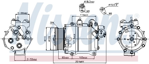 89245 Nissens Compresor climatizador