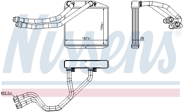 Calefactor Nissens 71455