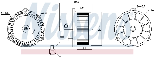 Ventilador interior Ford Ranger 