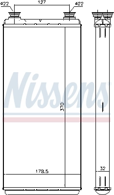 Calefactor Nissens 71891