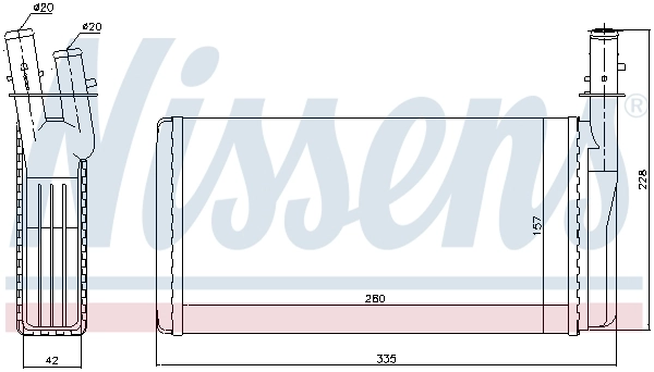 Calefactor Nissens 70016
