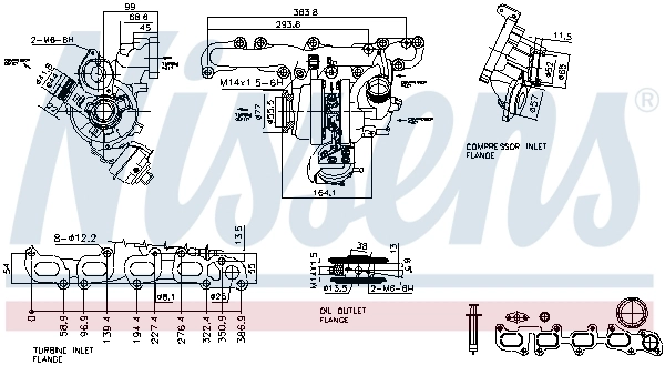 Turbocompresor Seat Leon III hatchback (5F1) (2012 - 2020) precio, desde 280,24 EUR