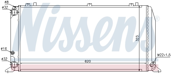 Radiador 60488 Nissens