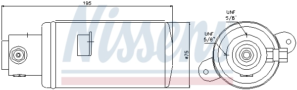 Filtro deshidratador 95076 Nissens