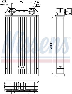 Calefactor Nissens 73331