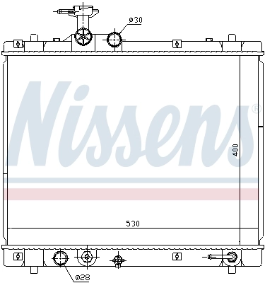 Radiador 69402 Nissens