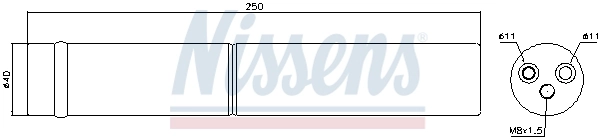Filtro deshidratador 95421 Nissens