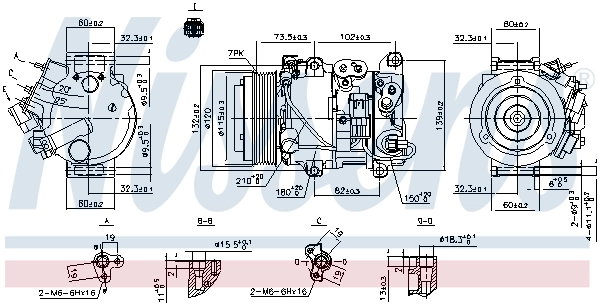 890158 Nissens Compresor climatizador