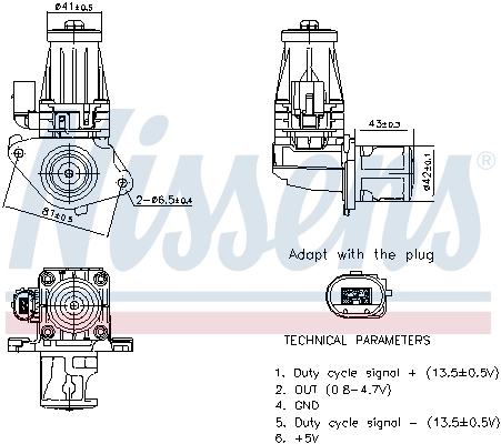 EGR Doblo  monovolumen (2010-2022) original desde 115,26 €