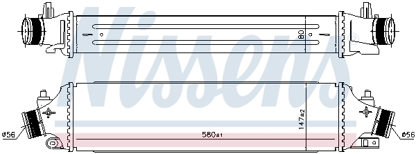 Enfriador de aire de admisión Nissens 96406