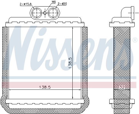 Calefactor Nissens 73751