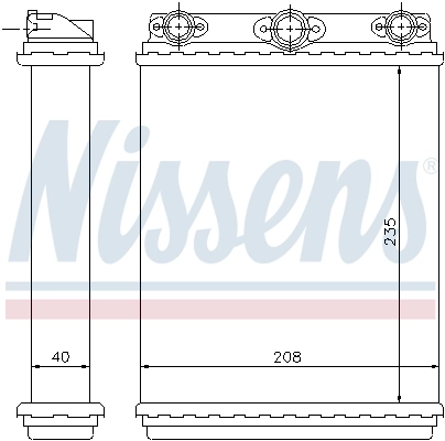 Calefactor Nissens 72016