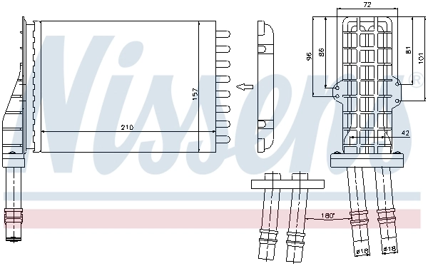 Calefactor Nissens 73258