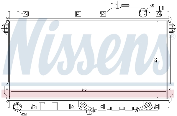 Radiador 62447 Nissens