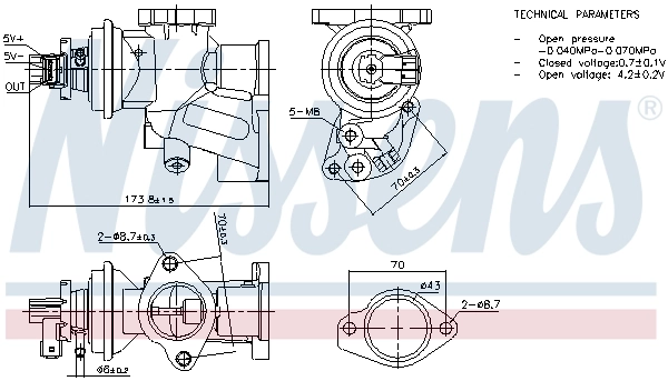 Válvula de regulación de gases Magneti Marelli EV117 precio, desde 104,51 EUR