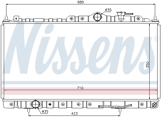 Radiador 68180 Nissens