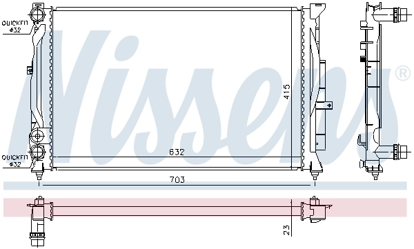 60308A Nissens Refrigeración del motor