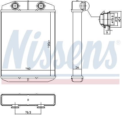 Calefactor Nissens 71458