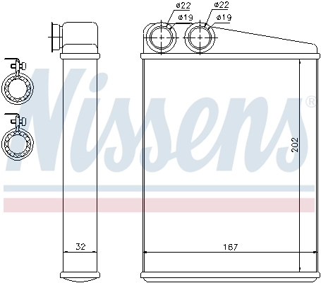 Calefactor Nissens 72046