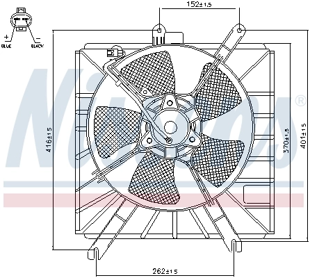 Comprar 411523W1 Polcar Ventilador de radiador
