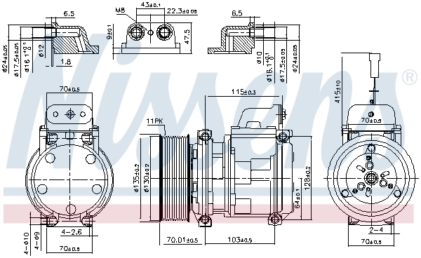 Compresor climatizador Mercedes Benz Truck TRUCK ATEGO II (2004-2026)